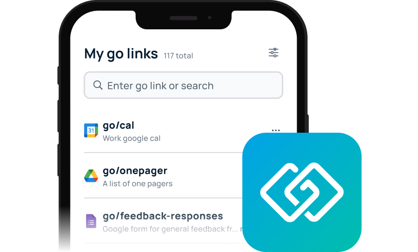 GoLinks feature mobile apps